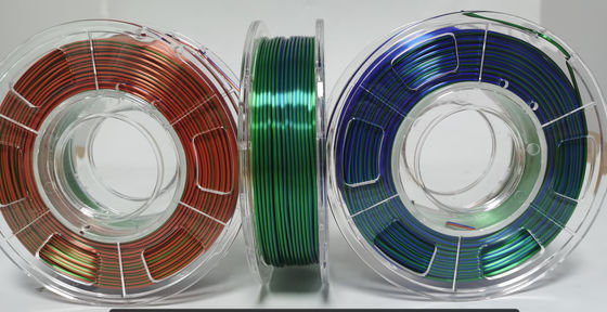Pla Abs Tpu เส้นใยสามสี, 0.02mm / 0.05mm 3d Filament