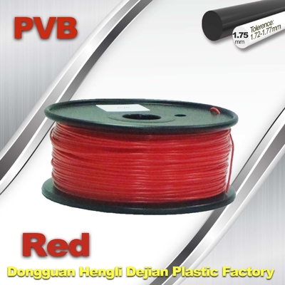 เครื่องพิมพ์สีแดง PVB 3D Printer 1.75mm / 3d Printer Consumables 0.5KG / Roll