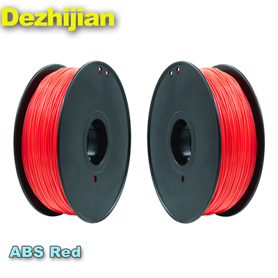 ความมั่นคงที่ดี Red PLA 3d Printer Filament Neat Winding Spool 1 กิโลกรัม / ม้วน