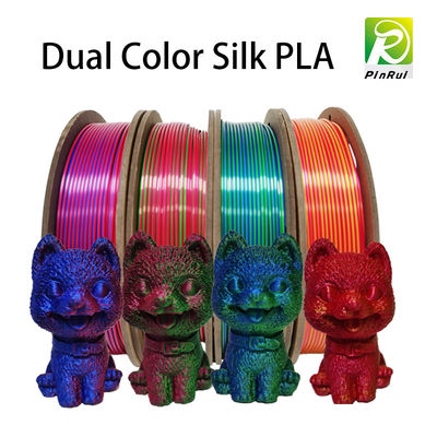 250 กรัม สายไหมสีสองสี Trip สายสีสําหรับ FDM 3D Printer pla สายไหม