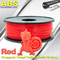 สีหลายสี 1.75mm / 3mm ABS 3D Printer Filament สีแดงที่มีความยืดหยุ่นดี