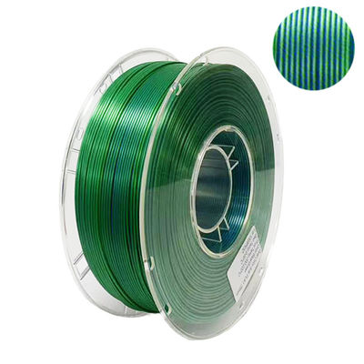 PINRUI สีสองไหม PLA Filament 1.75mm Bi-Color 3D Printer สีไหม PLA Filament 1kg (2.2lbs)