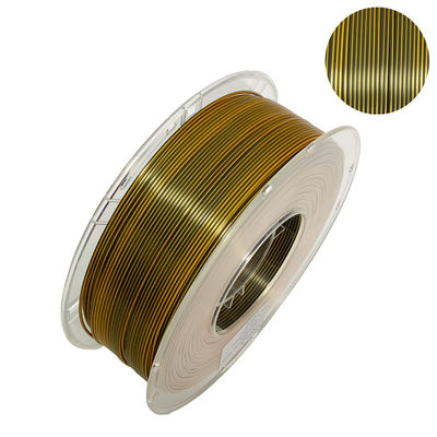 PINRUI สีสองไหม PLA Filament 1.75mm Bi-Color 3D Printer สีไหม PLA Filament 1kg (2.2lbs)