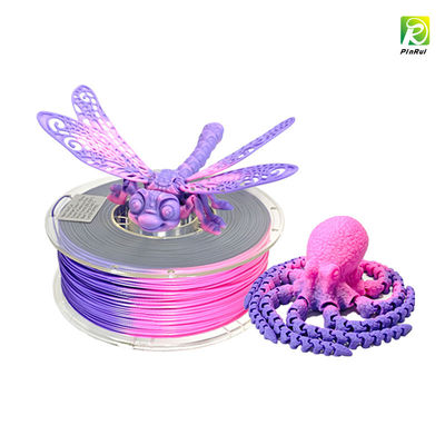 สายใยเครื่องพิมพ์ 3D PINRUI สายใย PLA ที่เปลี่ยนสีด้วยอุณหภูมิ 1.75 มิลลิเมตร สายใยพิมพ์ 3D