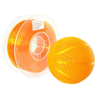 ความยืดหยุ่นสูง TPU 1.75mm / 3.0mm, สายใยยืดหยุ่น สําหรับวัสดุสายใยพิมพ์ 3D
