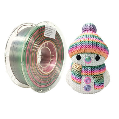 PINRUI Rainbow PLA Silky PLA 1.75 มม. 1 กิโลกรัม สีหลาย สี PLA สายสว่างสีสําหรับการพิมพ์ 3D
