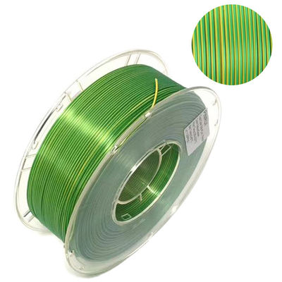 เส้นใยเครื่องพิมพ์ 3 มิติ PLA Filament 1.75 มม. สองสีสำหรับการพิมพ์เครื่องพิมพ์ 3 มิติ