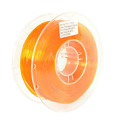 PINRUI TPU Filament 1.75mm/2.85mm สําหรับ FDM 3D Printing 1KG / 3KG / 5KG / 10KG ผลิตภัณฑ์พลาสติก OEM / ODM