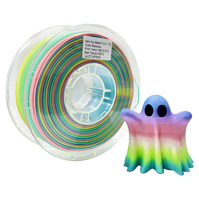 PINRUI 3D Printer Filament Rainbow Dreamy Color 1.75 มม. 1 กิโลกรัม หลายสี เหมาะกับเครื่องพิมพ์ FDM ส่วนใหญ่