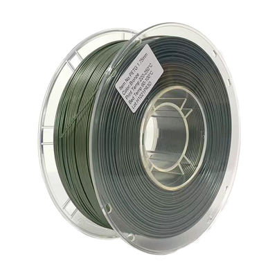 High Precision PETG Filament with ±0.03mm Tolerance for 3D Printers in 12+ Colors at 200℃-240℃ Print Temperature