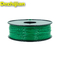 สีเขียวรีไซเคิล 1.75 PLA Filament / 3d Printer Filament พลาสติก