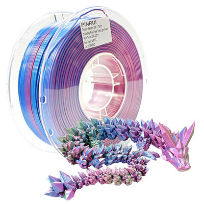 PINRUI สีสาม PLA สายไหม 1.75 มม 1 กิโลกรัม สปูล สีสาม PLA สายไหม เหมาะกับเครื่องพิมพ์ FDM ส่วนใหญ่
