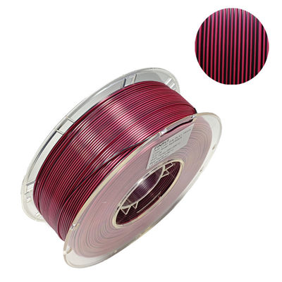 เส้นใยเครื่องพิมพ์ 3 มิติ PLA Filament 1.75 มม. สองสีสำหรับการพิมพ์เครื่องพิมพ์ 3 มิติ