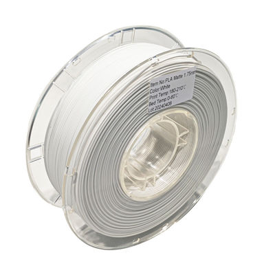 1.75mm Matte Pla Filament 1kg White สำหรับเครื่องพิมพ์ 3D